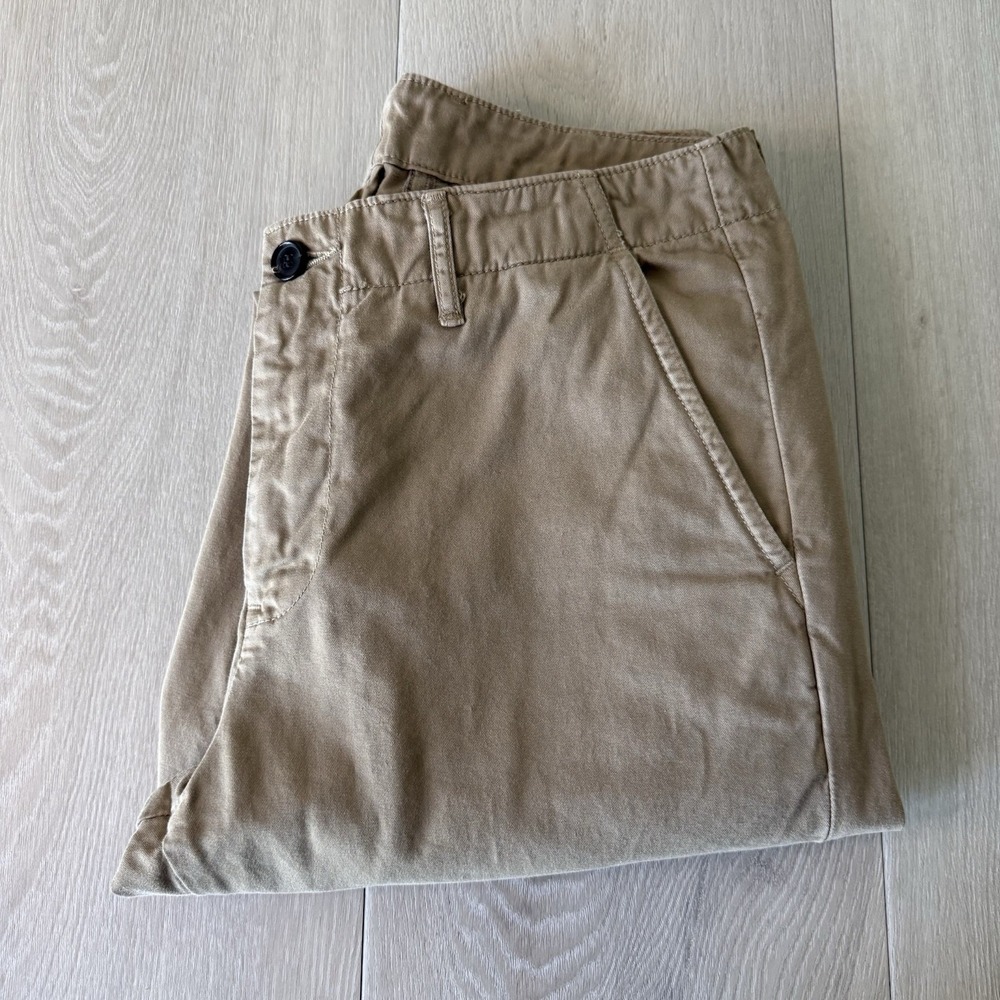 Billy Reid Jack Chino Pants Mens 32x32 Brown Casual Cotton USA Made Twill Preppy